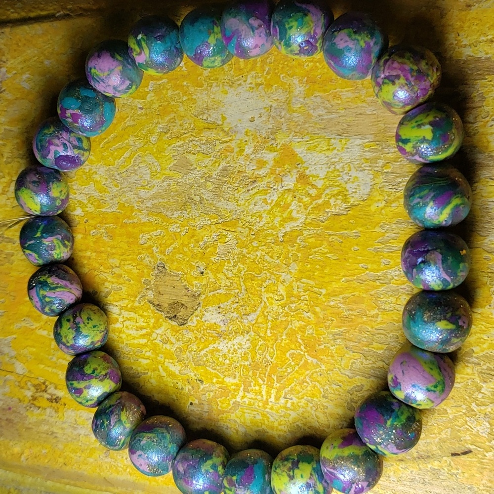 26 Handmade Clay beads